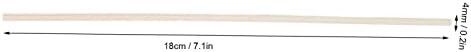 Asodomo 100pcs Reed Diffuser Sticks for Home Office Bathroom