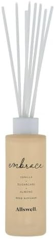 Embrace Vanilla Reed Diffuser 3 Fl Oz 8 Sticks