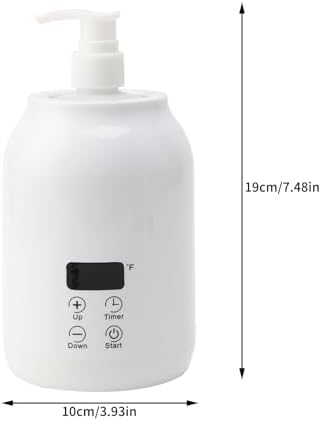 Massage Oil Warmer with 2 Bottles and Digital Timer
