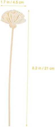 Hemoton Carnation Aroma Diffuser Sticks Set