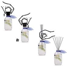 LOVSPA Reed Diffuser Sticks - 80 Pack 10 Bundles 8 Inch Brown Rattan Unscented