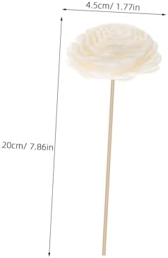 3pcs Handmade Dried Flower Sticks for Home Elegant Rattan Diffuser Reeds