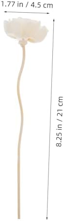 FRCOLOR 6pcs Reed Diffuser Sticks with Flower Refills