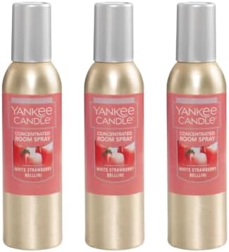 Yankee Candle Room Spray White Strawberry Bellini 15 Oz Pack of 3