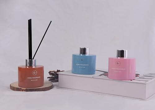HOMELYCRAFT Reed Diffuser Set with Blue Gardenia Fragrance
