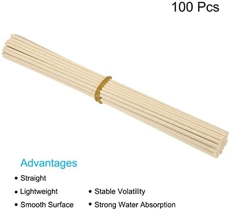 MECCANIXITY Fiber Reed Diffuser Sticks 86 x3mm Pack of 100