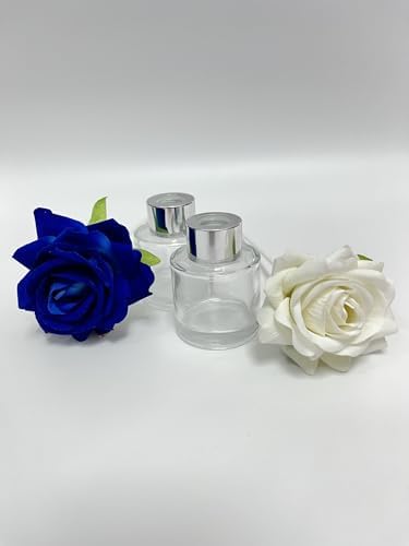 2 Reed Diffuser Bottles Empty 50ml for Home Fragrance