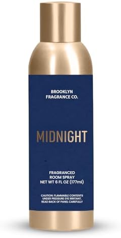 Brooklyn Fragrance Co Midnight Room Spray - 6 Fl Oz Premium Home Air Freshener