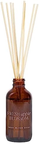 Sweet Water Decor Fresh Apple Blossom Reed Diffuser Set