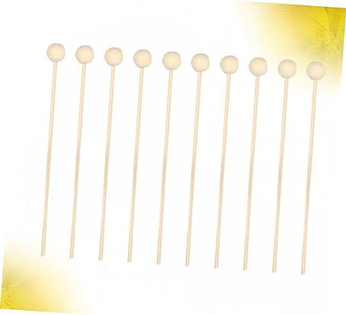 Zerodeko 10pcs Natural Rattan Diffuser Sticks with Wooden Bead Reeds for Home Fragrance