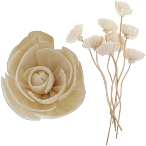 Flower Reed Diffuser Set 9Pcs Aroma Sticks Fireless