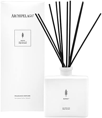 Archipelago Botanicals Aspen Reed Diffuser Set 76 Floz