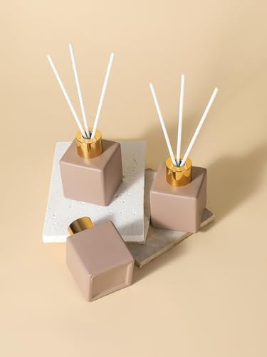 Vintage Square Reed Diffuser Set of 4 50 ml White