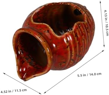 Ciieeo Ceramic Water Fountain Jar Pump for Indoor Outdoor Decor