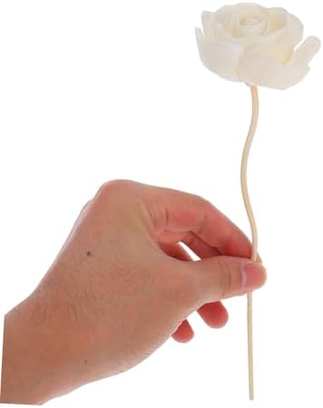 FRCOLOR 6pcs Reed Diffuser Sticks with Flower Refills