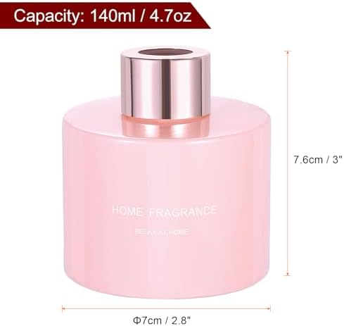 HARFINGTON 140ml Glass Diffuser Bottle with Gold Cap