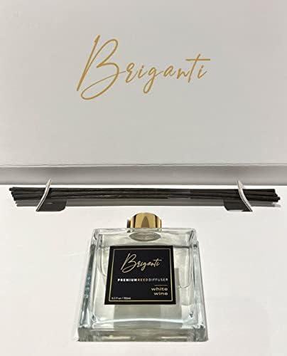 BRIGANTI Premium Reed Diffuser Set White Wine