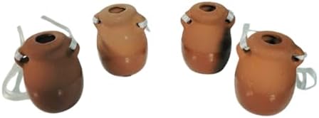 Hosley Reed Diffuser Set of 4 Brown Terracotta Aromatherapy Decor