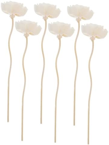 6pcs Aromatherapy Flower Diffuser Sticks Essential Oil Refills