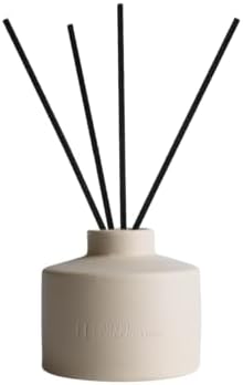 Hotel Collection Ceramic Reed Diffuser Set - Oud Wood Leather Sandalwood