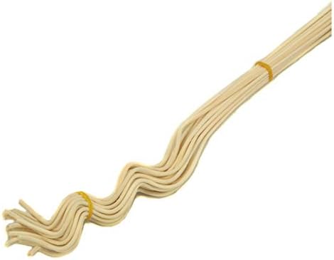 20pcs Wavy Spiraled Natural Reed Diffuser Sticks 12 Inch