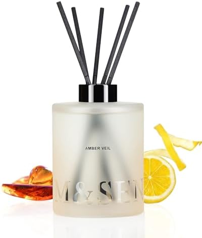 MSENSE Amber Lemon Reed Diffuser Set