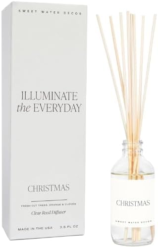 Sweet Water Decor Christmas Reed Diffuser Set