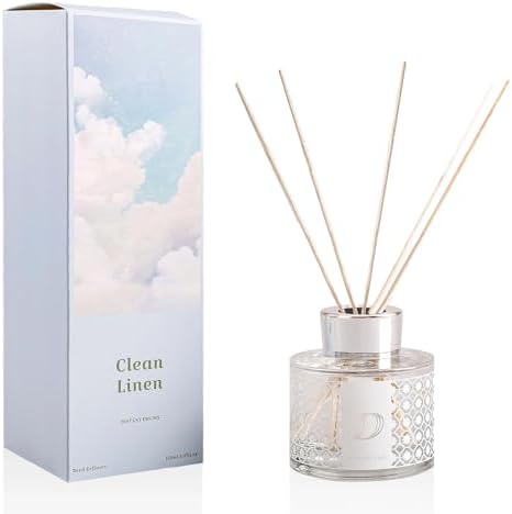 Distant Drums Clean Linen Reed Diffuser Set