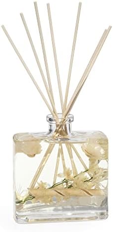 ANDALUCA White Selenite Sandalwood Reed Diffuser Set