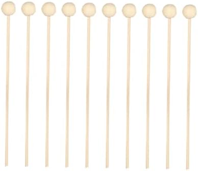 Zerodeko 10pcs Natural Rattan Diffuser Sticks with Wooden Bead Reeds for Home Fragrance