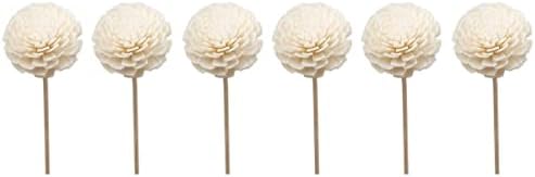 6pcs Dried Flower Rattan Sticks for Home Fragrance Decor