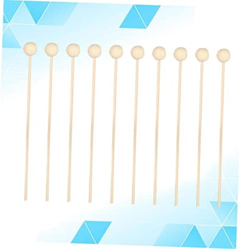 Zerodeko 10pcs Natural Rattan Diffuser Sticks with Wooden Bead Reeds for Home Fragrance
