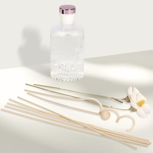 English Pear Freesia Reed Diffuser Set with 4 Rattan Sticks