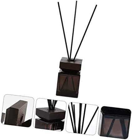 Elegant White Square Glass Diffuser Bottle for Essential Oils