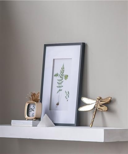 Dragonfly Wall Decor Resin Mirror Gold Handmade Retro Style 134x106in