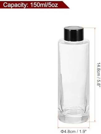 HARFINGTON 5oz Glass Diffuser Container