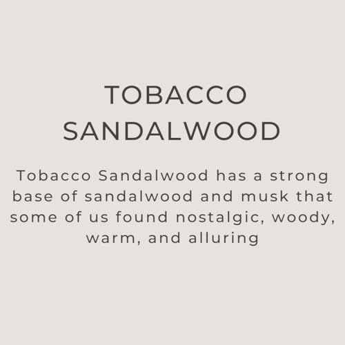 River Birch Tobacco Sandalwood Room Spray 4oz Glass Bottle Luxury Scented Linen Fragrance Handmade in Texas