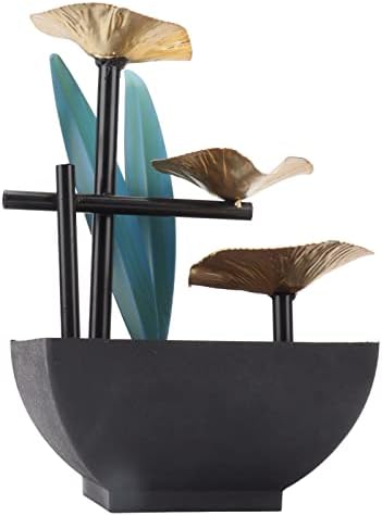 3 Tier Waterfall Tabletop Fountain with Pump and USB Power Supply
