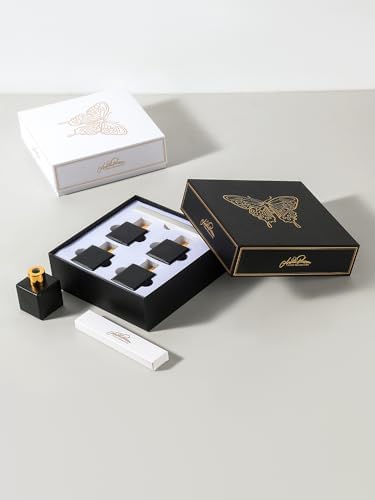 Vintage Square Reed Diffuser Set of 4 50 ml White