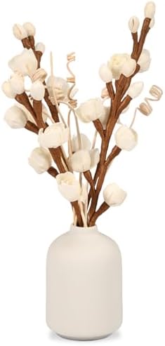 12Pcs Flower Shaped Diffuser Sticks for Home Bedroom Office Decor