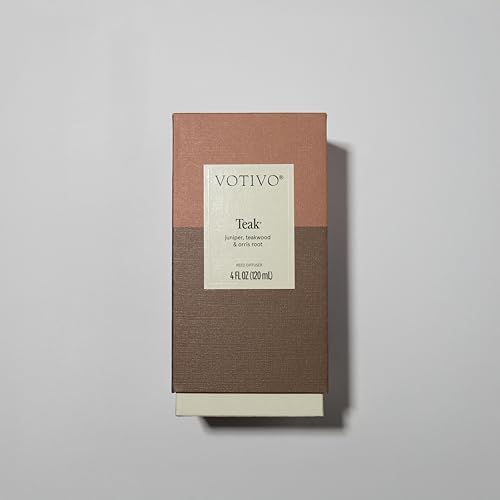 Votivo Teak Signature Reed Diffuser 4 oz