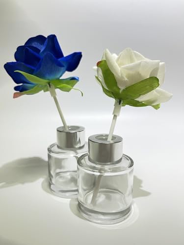 2 Reed Diffuser Bottles Empty 50ml for Home Fragrance