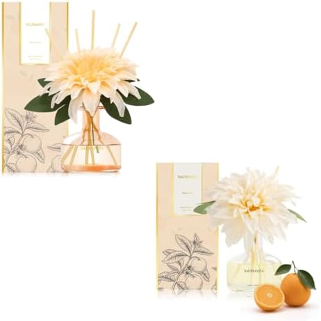 Saussavita Reed Diffusers Set Tangerine Citrus 710 oz
