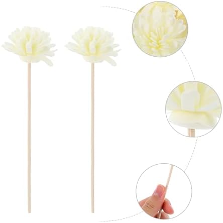 Lurrose 30pcs Flower Reed Diffuser Sticks Set