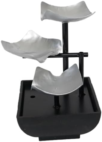 Zerodeko Tabletop Running Water Fountain Office Decor