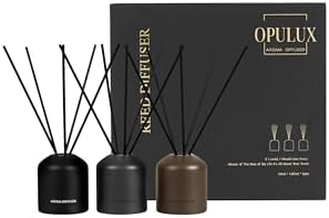 OPULUX Reed Diffuser Set 3 Pack 5oz Luxury Home Fragrance