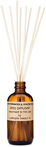 Hydrangea Hyacinth Reed Diffuser Set by Lorenzen Candle Co