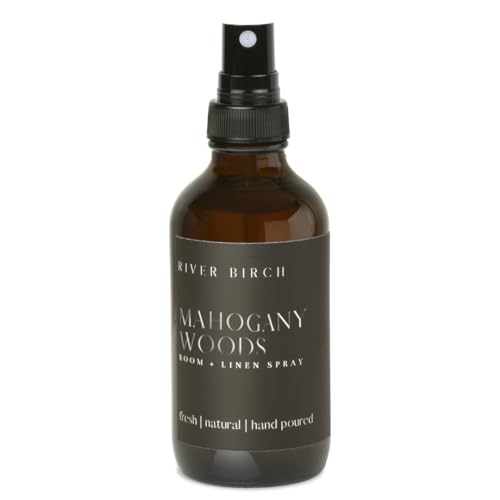 River Birch Mahogany Woods Scented Linen and Room Spray 4 oz