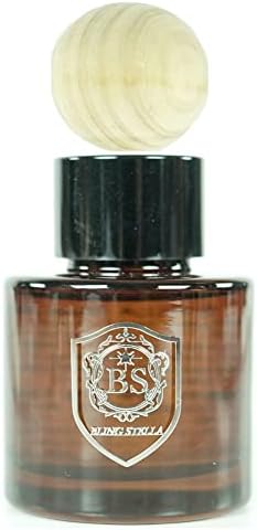 Silver Metal Wooden Ball Diffuser 3 Blue Autumn 17oz