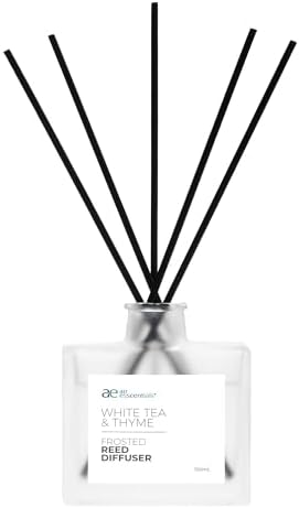 Frosted White Tea Thyme Reed Diffuser Set